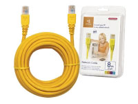 Sitecom Network Cable 8m, Yellow (LN-204)